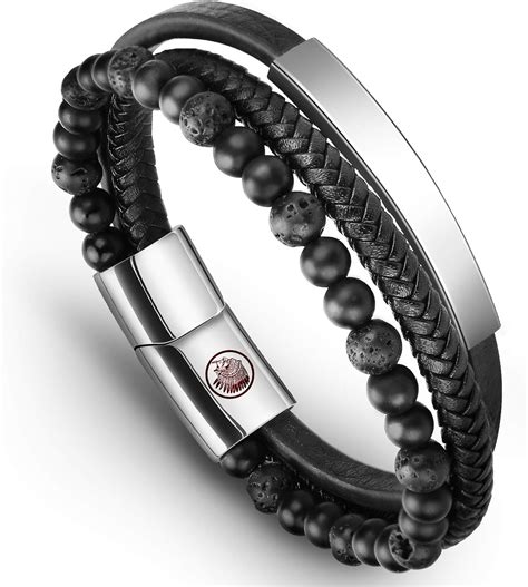 bracciale cuoio uomo